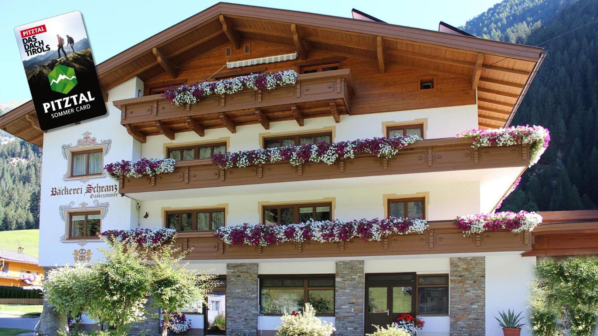 Baeckerei Schranz Bed and Breakfast Sankt Leonhard im Pitztal Εξωτερικό φωτογραφία