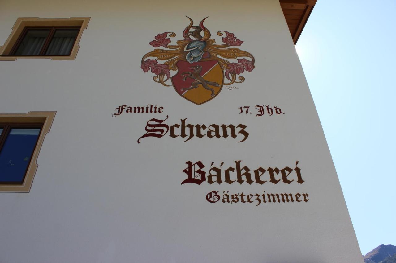 Baeckerei Schranz Bed and Breakfast Sankt Leonhard im Pitztal Εξωτερικό φωτογραφία